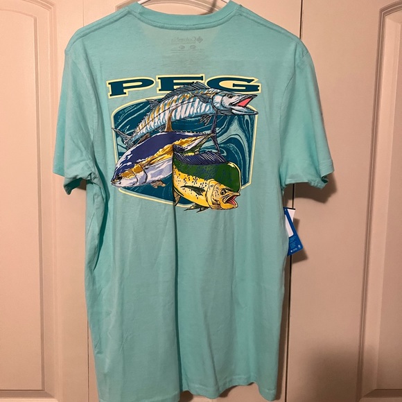Mens Columbia PFG T-shirt - Picture 2 of 2